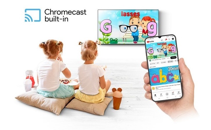 Televize JVC LT-55VA6435, funkce chromecast