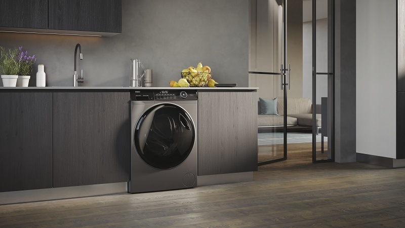 Pračka se sušičkou Haier HWD90B14959S8NUS antracitová Pračka se sušičkou Haier HWD90B14959S8NUS antracitová