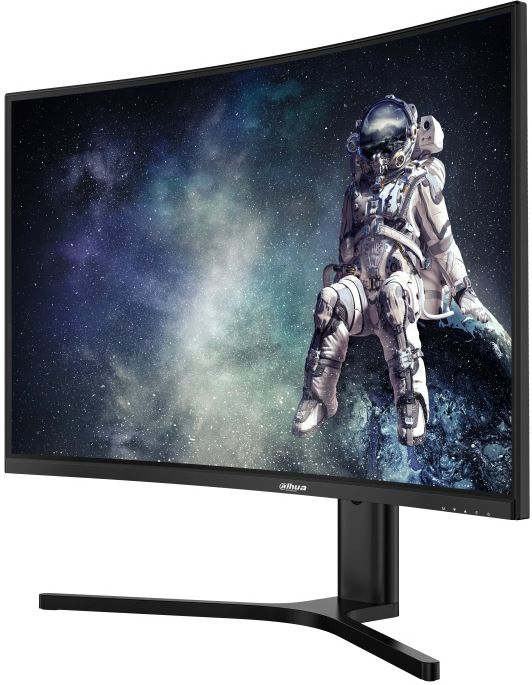 Herní monitor Dahua LM32-E330CA černý Pohled na monitor Dahua LM32-E330CA z levého rohu