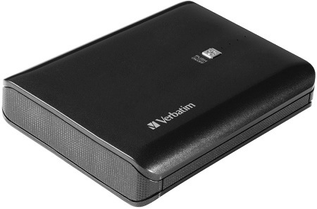 Powerbanka Verbatim 1x USB / 10400 mAh černá