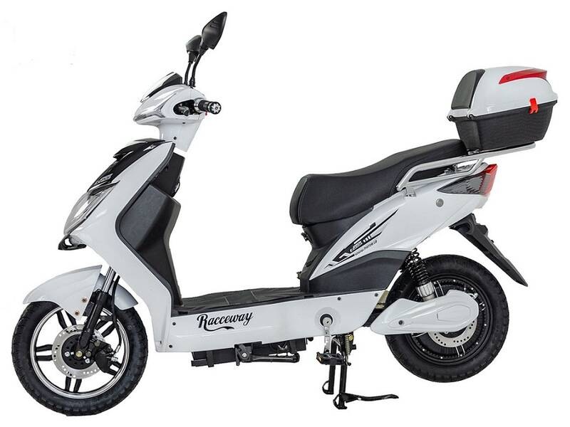 Elektroskútr RACCEWAY E-FICHTL 12Ah bílý