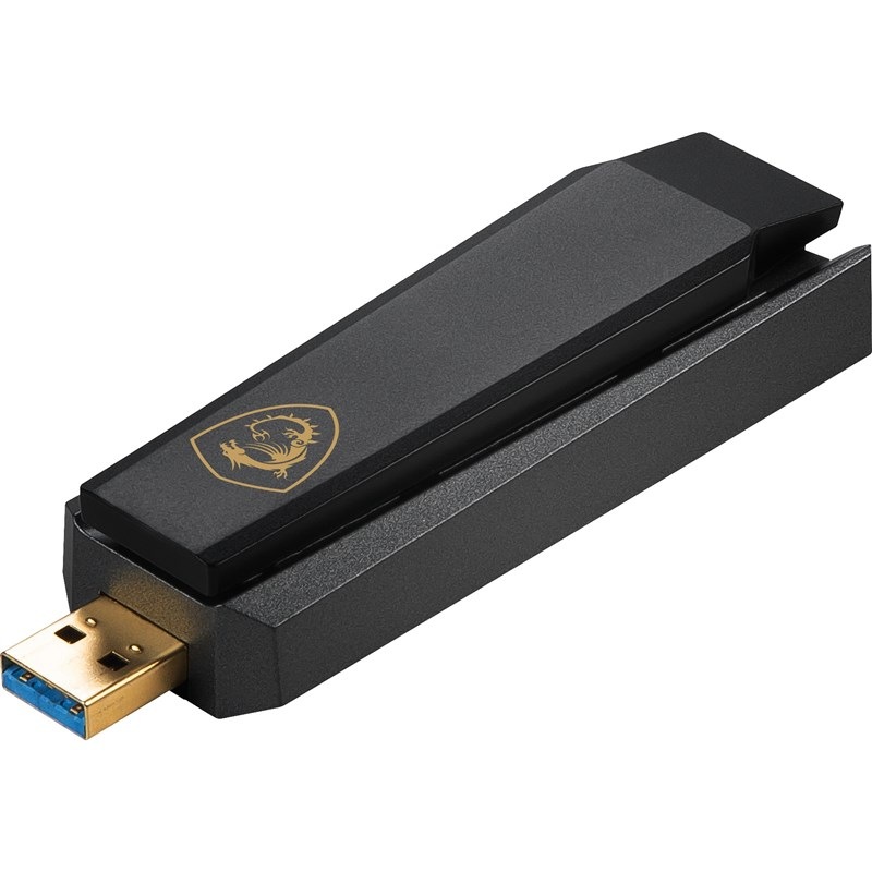 Wi-Fi adaptér MSI AXE5400 černý