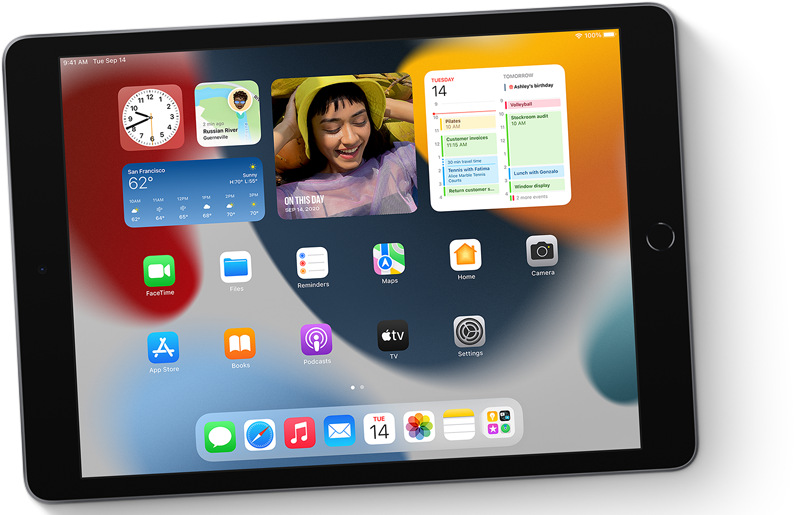 Dotykový tablet Apple iPad 10.2 (2021) Wi-Fi + Cellular 64 GB - Space Grey
