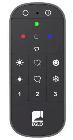 Dálkový ovladač Eglo Zigbee Remote 2.0 šedý