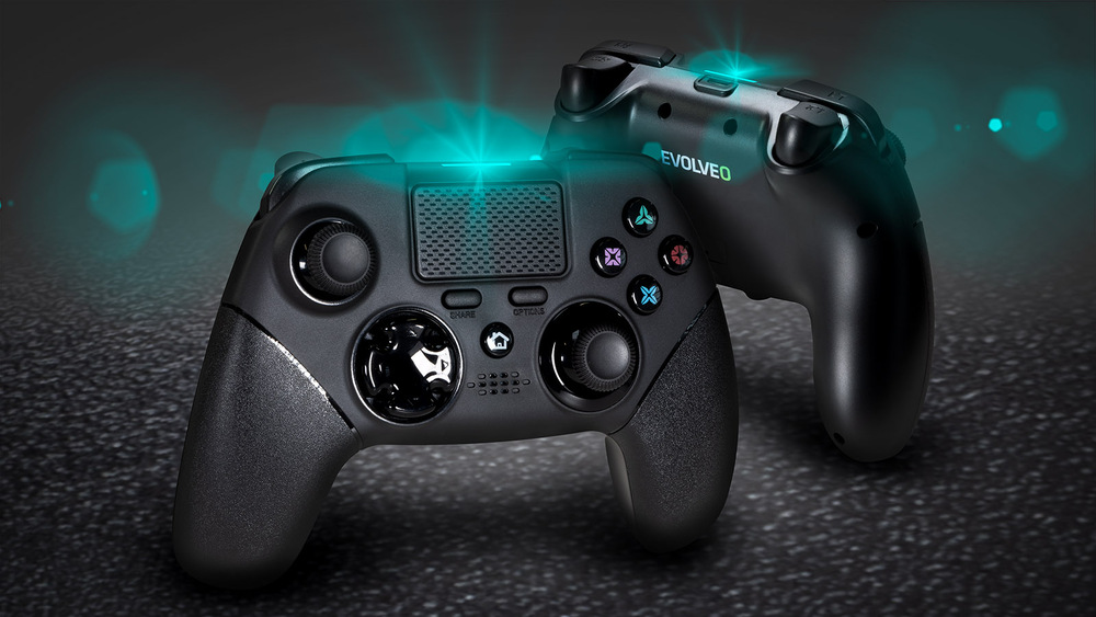Gamepad Evolveo Ptero 4PS, pro PC, PlayStation 4, iOS a Android černý Evolveo Ptero 4PS