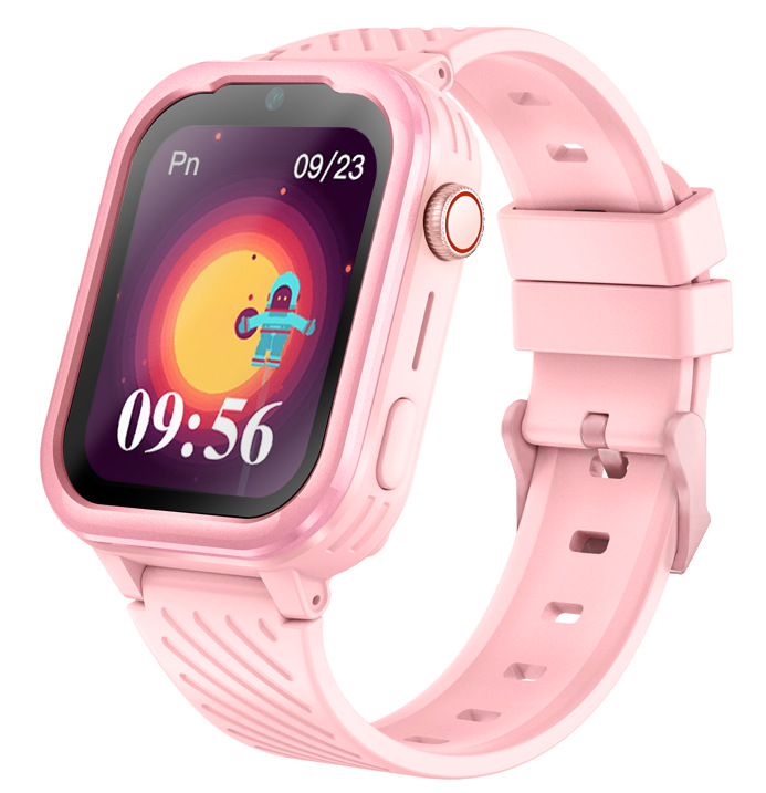 Chytré hodinky Garett Kids Essa 4G růžové
