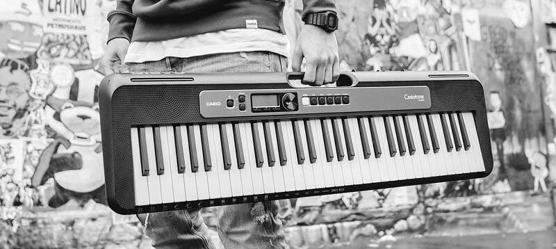 Elektronické klávesy Casio LK S250 černá