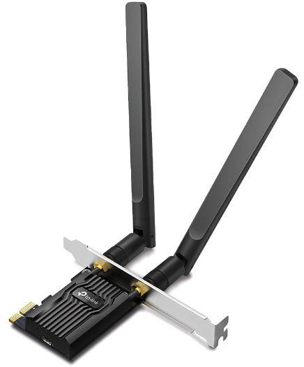 Síťová karta TP-Link Archer TX20E, AX1800 Wi-Fi 6 Bluetooth PCIe černá