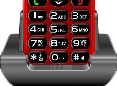 Mobilní telefon Evolveo EasyPhone červený