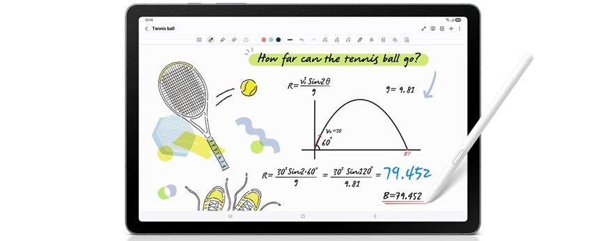Dotykový tablet Samsung Galaxy Tab S10 Lite 5G 6 GB / 128 GB + dotykové pero stříbrný