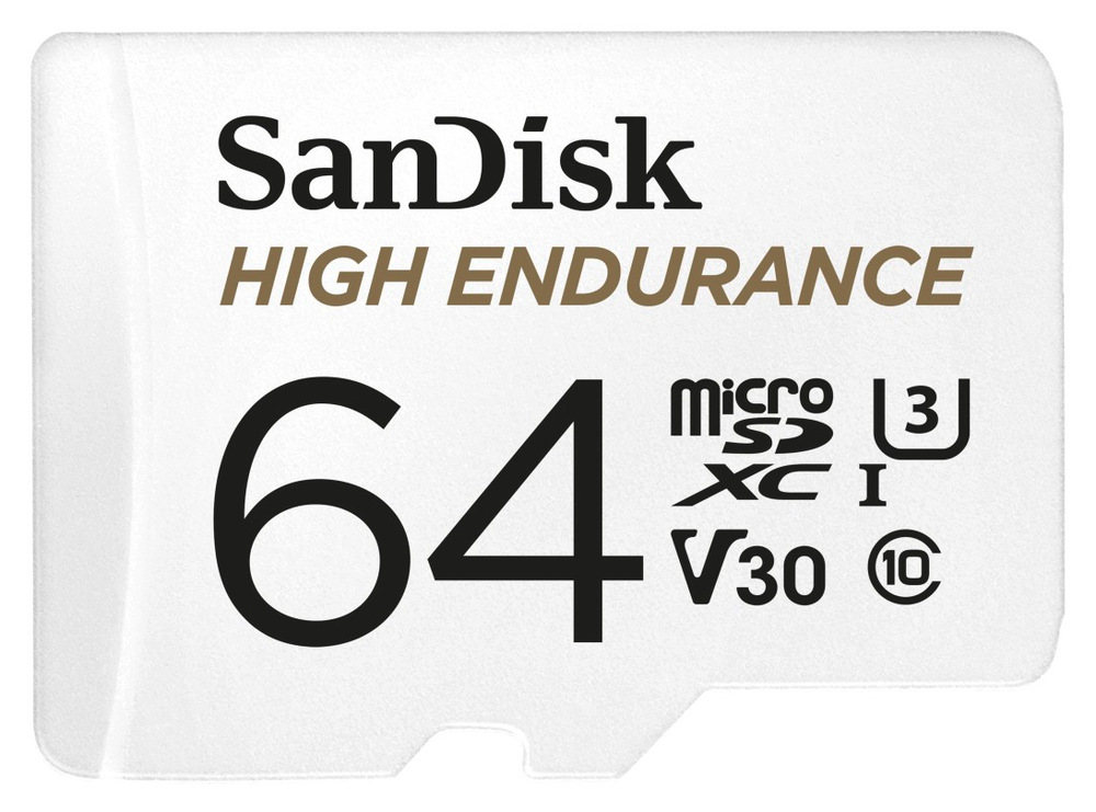 Paměťová karta SANDISK Micro SDXC High Endurance Video 64 GB + adaptér Paměťová karta SANDISK Micro SDXC High Endurance Video 64 GB + adaptér