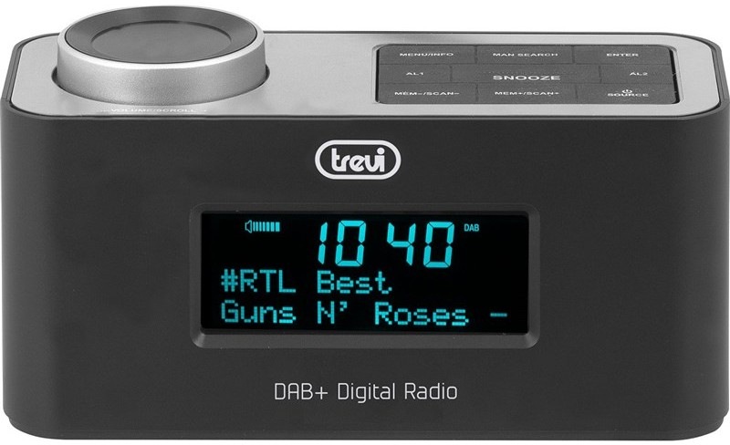 Radiobudík Trevi RC 80D6, DAB+ černý/stříbrný