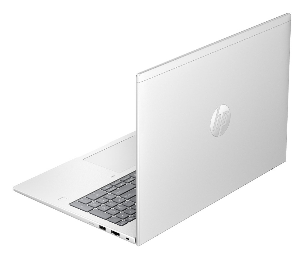 Notebook HP ProBook 4 G1iR otevřený zezadu ve stříbrném šasi