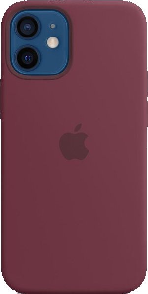 Apple Silicone Case MagSafe pro iPhone 12 mini švestkový