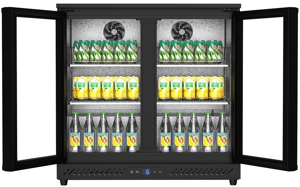 Chladicí vitrína Guzzanti GZ 210G černá