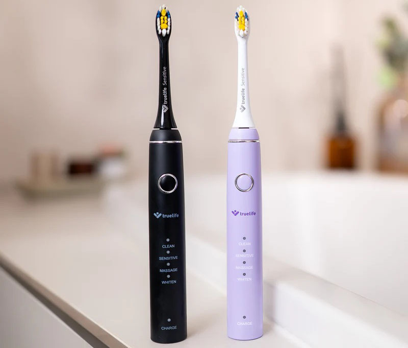 Zubní kartáček TrueLife SonicBrush Compact Duo Black / Lavender