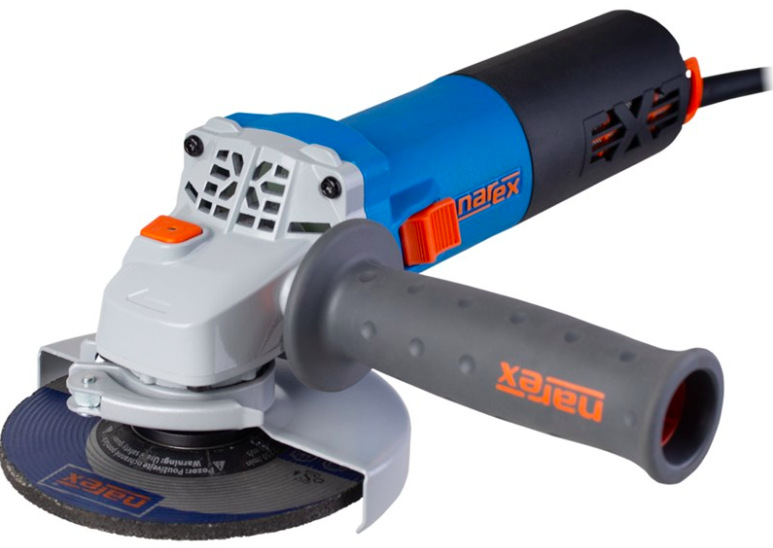 Úhlová bruska Narex EBU 9-125 s kotoučem 125 mm a přídavným držadlem Softgrip