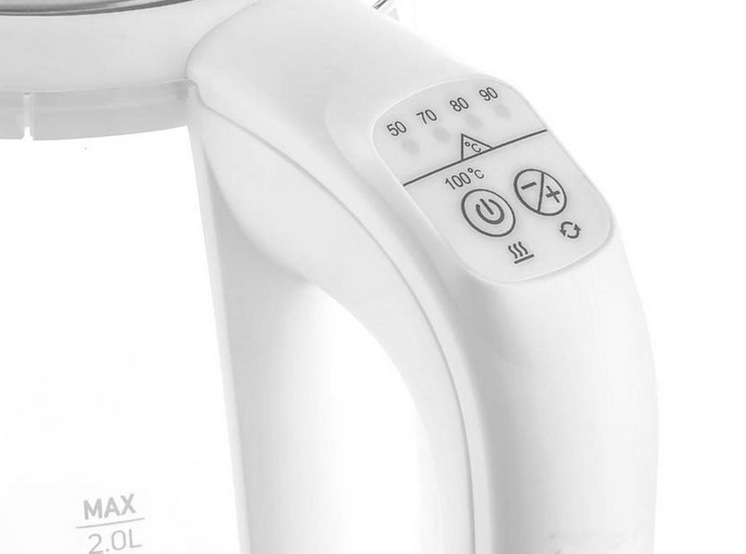 Rychlovarná konvice Sencor SWK 2190WH bílá Sencor SWK 2190WH snadné nastavení teploty