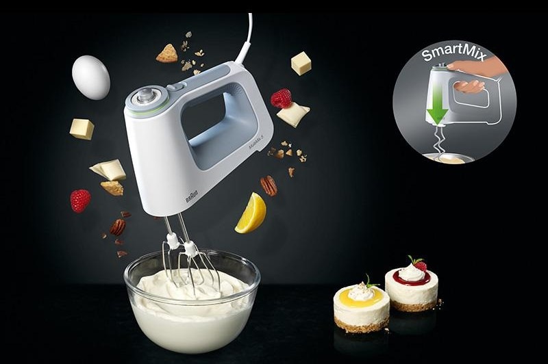 Ruční šlehač Braun MultiMix 5 HM5107WH šedý/bílý