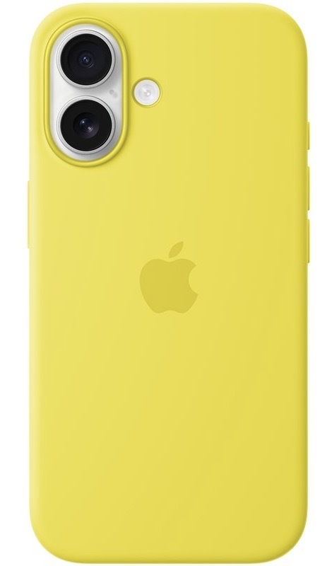 Kryt na mobil Apple iPhone 16 Silicone Case s MagSafe - karambolově žlutý
