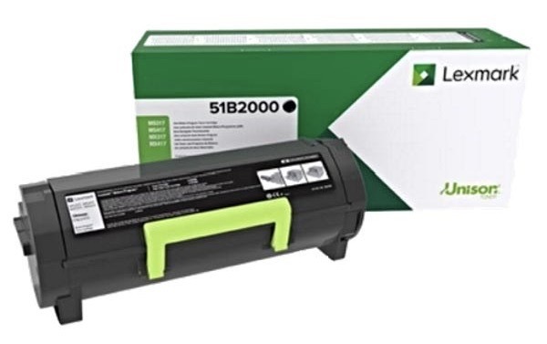 Toner Lexmark 51B2000, 2500 stran, pro MS317, MX317 černý