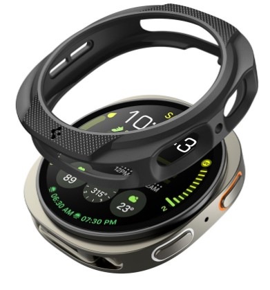 Ochranné pouzdro Spigen Liquid Air na Samsung Galaxy Watch 8 (40mm) černý