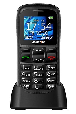 Mobilní telefon Aligator A420 černý