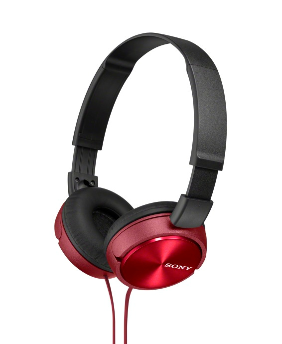 Sluchátka Sony MDRZX310R.AE červená Sony MDR-ZX310B, červená