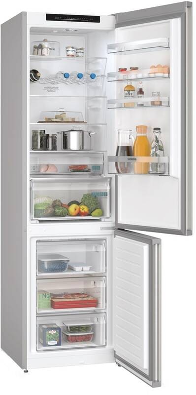 Chladnička s mrazničkou Siemens iQ300 KG39N2ICF nerez