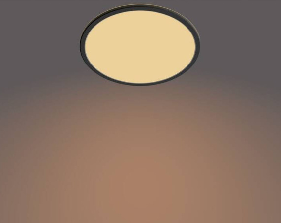 Stropní svítidlo Philips CL550, Superslim, 18W, IP44, teplá bílá černé Philips CL550, Superslim, 18W, IP44, teplá bílá, černá