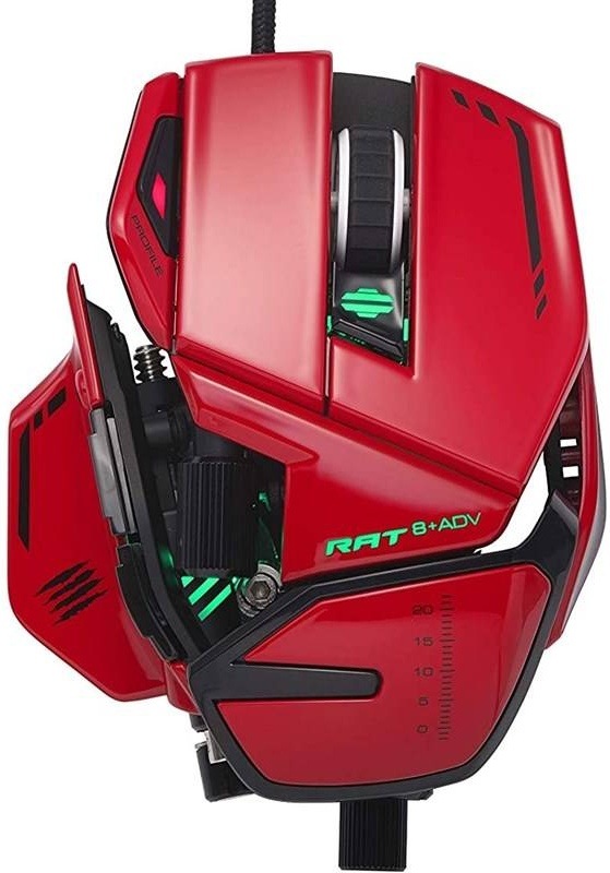 Myš MadCatz R.A.T. 8+ ADV červená