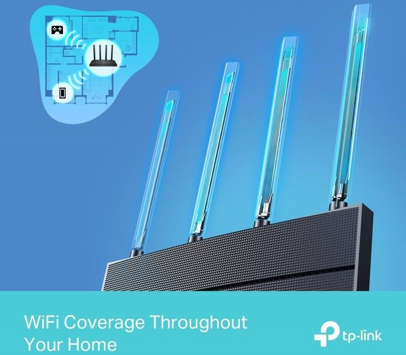 Router TP-Link Archer AX12, AX1500 Wi-Fi 6 černý Router TP-Link Archer AX12, AX1500 Wi-Fi 6 černý