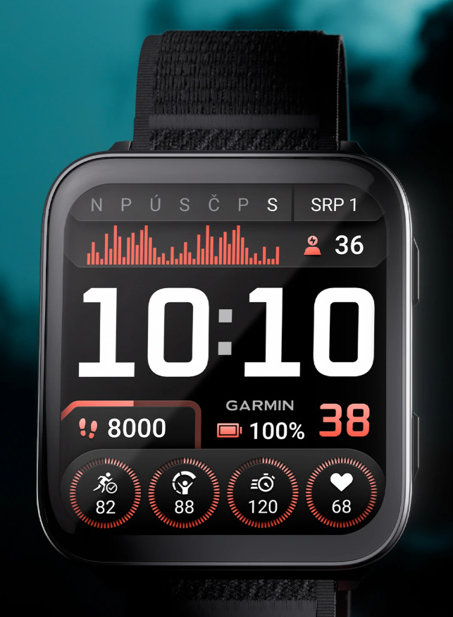 Chytré hodinky Garmin Venu X1 zelené