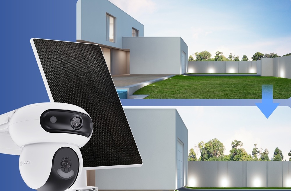 Solární panel EZVIZ 5W, USB-C bílý