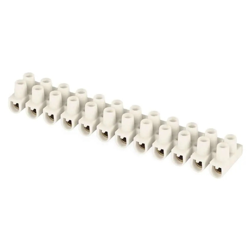 Svorkovnice EMOS ŠROUB. 12 PRV. 2,5–4MM2 32A/450V 1KS bílá