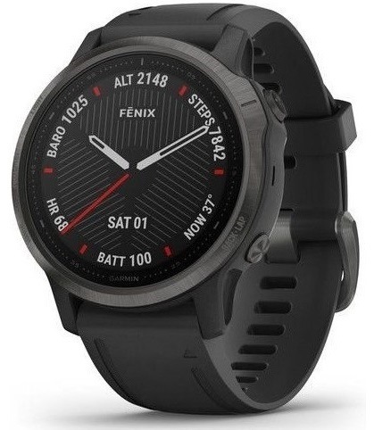 Chytré hodinky Garmin fenix6S PRO Sapphire (MAP/Music) černé/šedé
