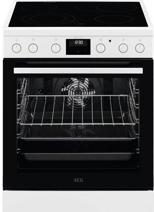 Sklokeramický sporák AEG Mastery CCB6440ABW bílý
