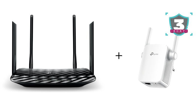 TP-Link Archer C6 + extender RE305