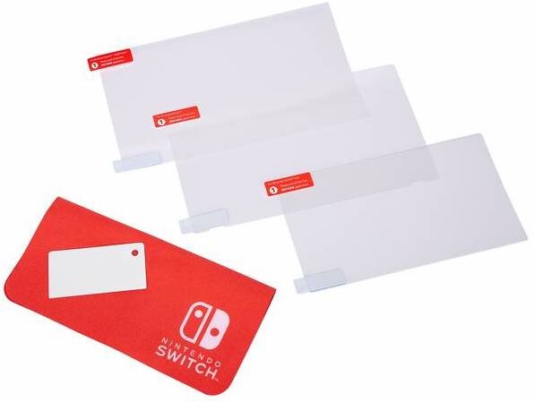 Ochranná fólie PowerA Anti-Glare Screen Protector Family Pack pro Nintendo Switch