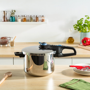 Tlakový hrnec Tefal Secure Trendy P2580701, 6 l nerez