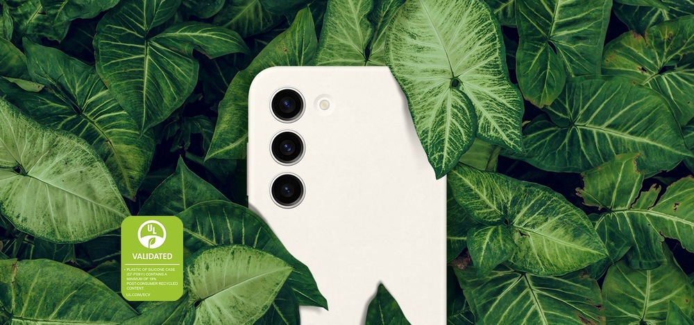 Kryt na mobil Samsung Silicone na Galaxy S23 krémový Samsung Silicone Cover na Galaxy S23