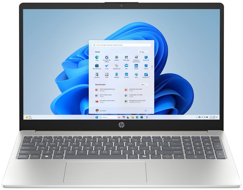 HP AI 15-fd2018nc, stříbrná