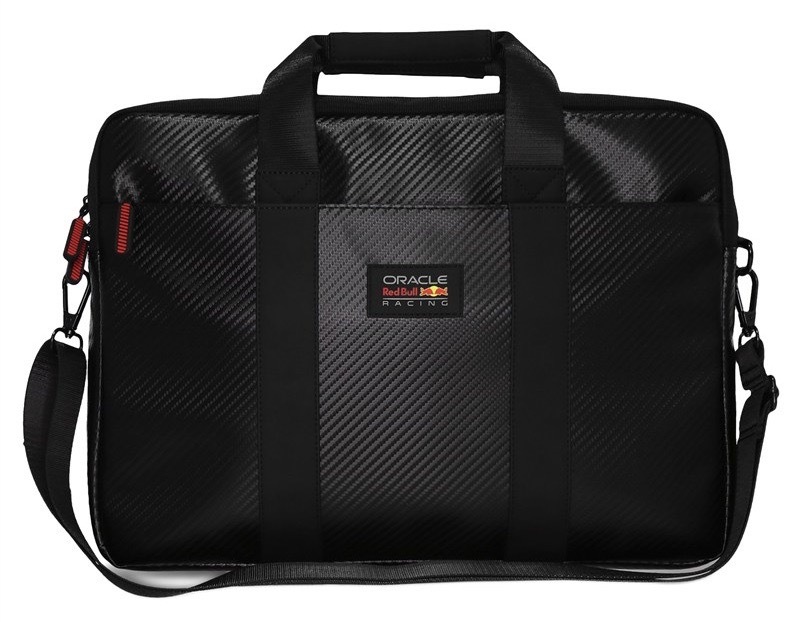 Brašna na notebook Red Bull z kvalitního materiálu, černá barva