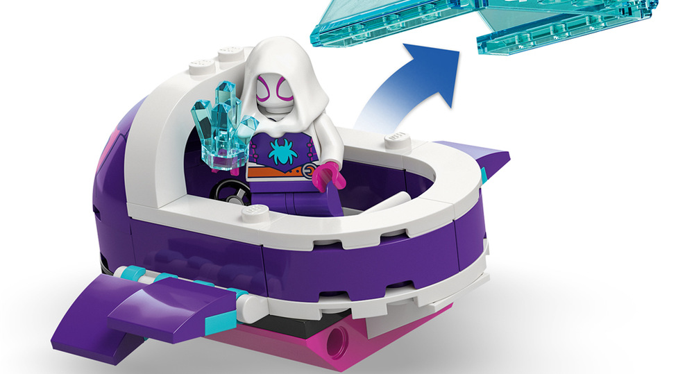 Stavebnice LEGO® Marvel Spidey a jeho úžasní přátelé 11207 Spidey: Podmořská vozidla Tři ponorky lze kombinovat s dalšími modely LEGO Marvel a vytvořit tak pestrý podmořský svět pro společné hraní.