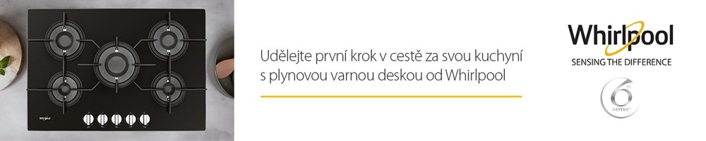 Plynová varná deska Whirlpool GMF 6410/IX nerez Plynová varná deska Whirlpool GMF 6410/IX nerez