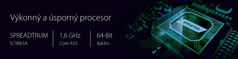 Dotykový tablet iGET SMART L203C + obal šedý