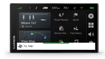 Navigační systém GPS Garmin dezl LGV610 Europe45 černý
