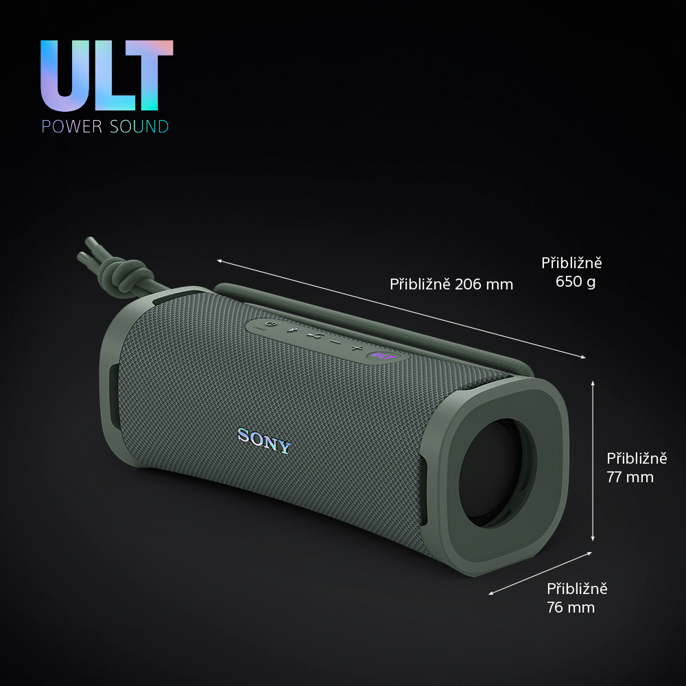 Přenosný reproduktor Sony ULT FIELD 1, zelená