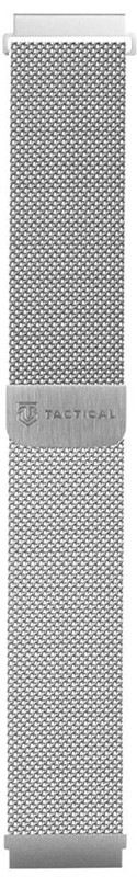 Řemínek Tactical Loop (22 mm), magnetický, kovový - stříbrný