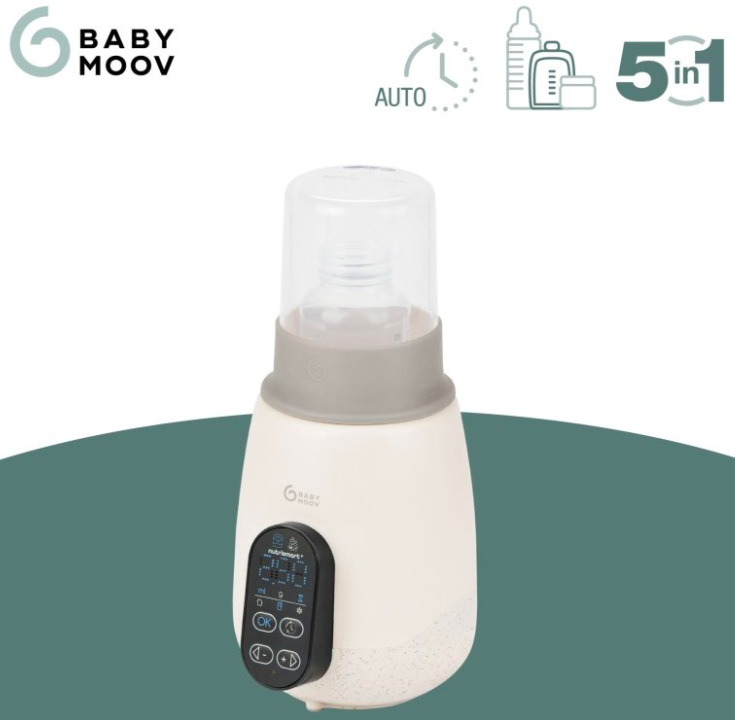 Ohřívač kojeneckých lahví Babymoov NutriSmart+ s automatickým ohřevem a 5 funkcemi